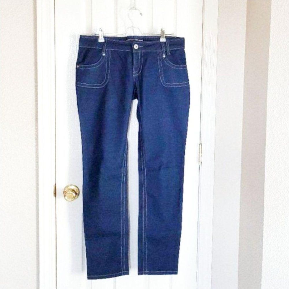 Younique Juniors Pants Blue 11 Mid Rise Jeans Straight Leg